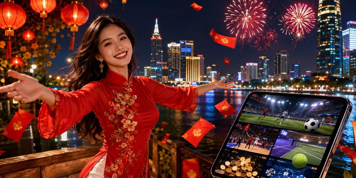 Đèn lồng và phong bì đỏ tại Thành phố Hồ Chí Minh trong mùa lễ hội – ưu đãi đặc biệt